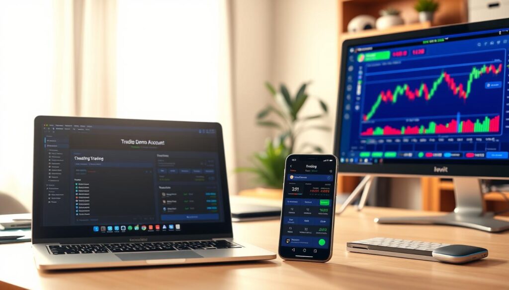 Demokonto Synchronisation Mobile Desktop
