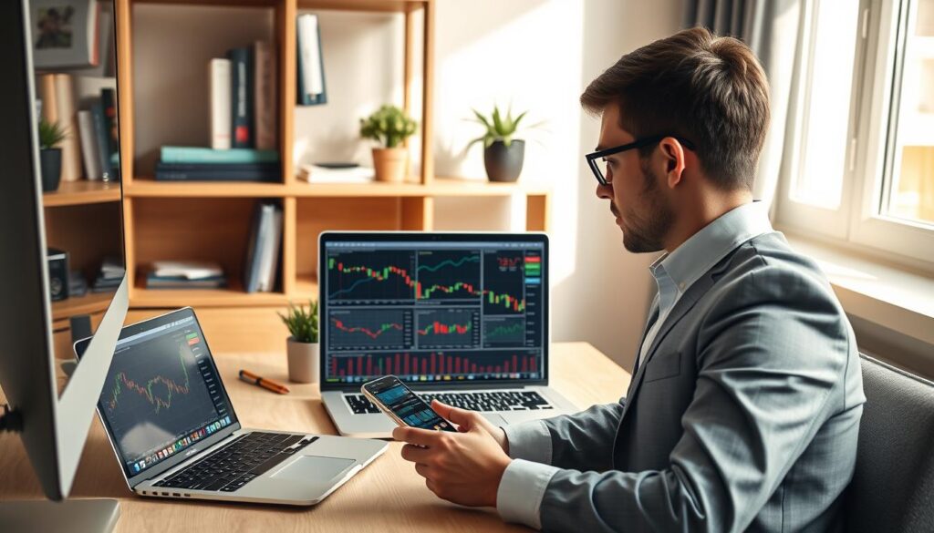 demokonto für mobile und desktop-nutzung