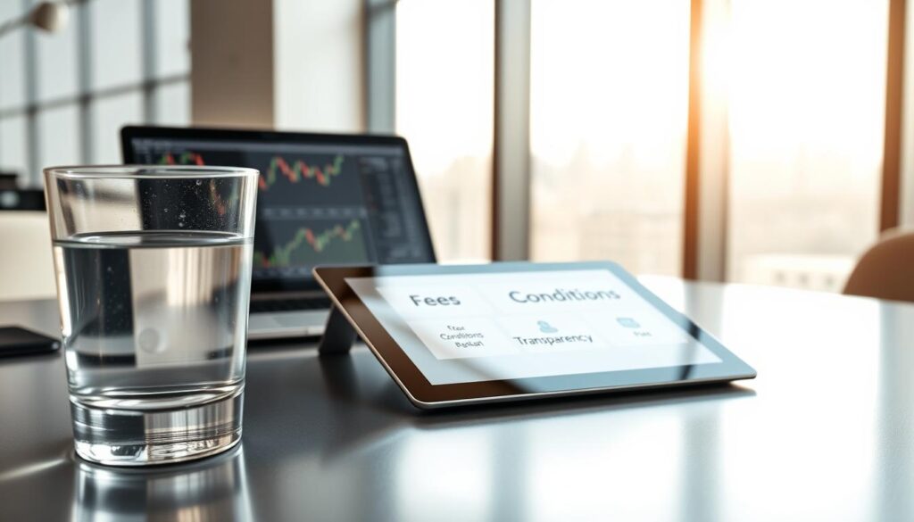 Transparenz Gebühren Konditionen Demokonto