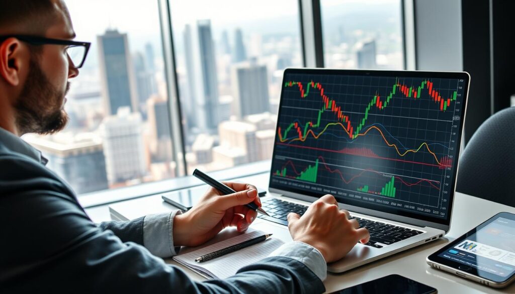 Chart-Analyse und technische Indikatoren im Demokonto Chart-Analyse und technische Indikatoren im Demokonto